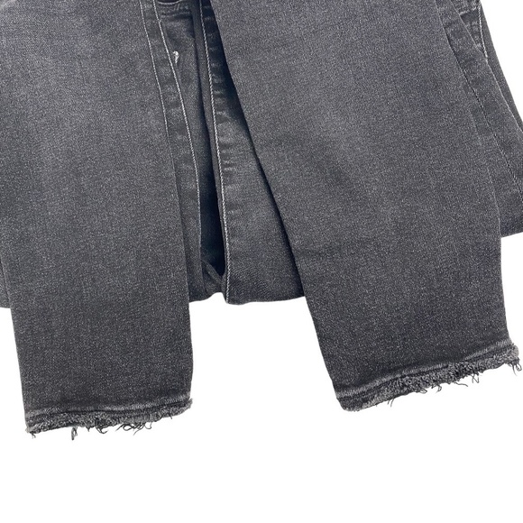 AGOLDE - Sophie High-Rise Distressed Skinny Crop Jeans in Temple Wash Size 28 - Picture 11 of 12